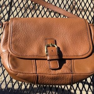 Coach tan brown crossbody f31664